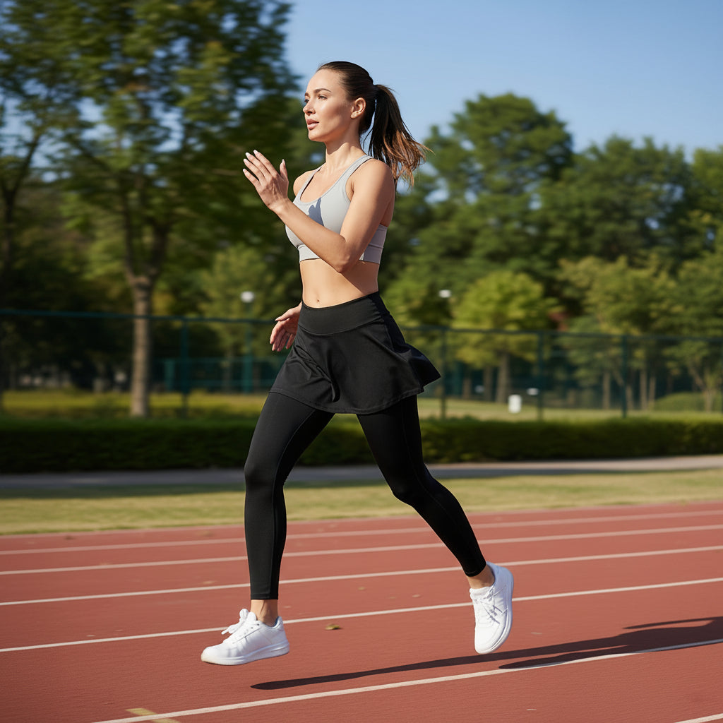 Comfort Fit High-Rise Leggings with Flared Design for Daily Use
