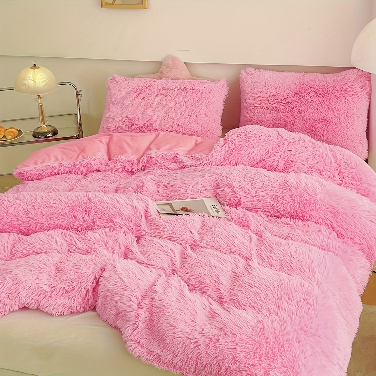 Quilt Cover Set | Plush Fabric | Ultra-Soft Cozy Comfort | Polyester