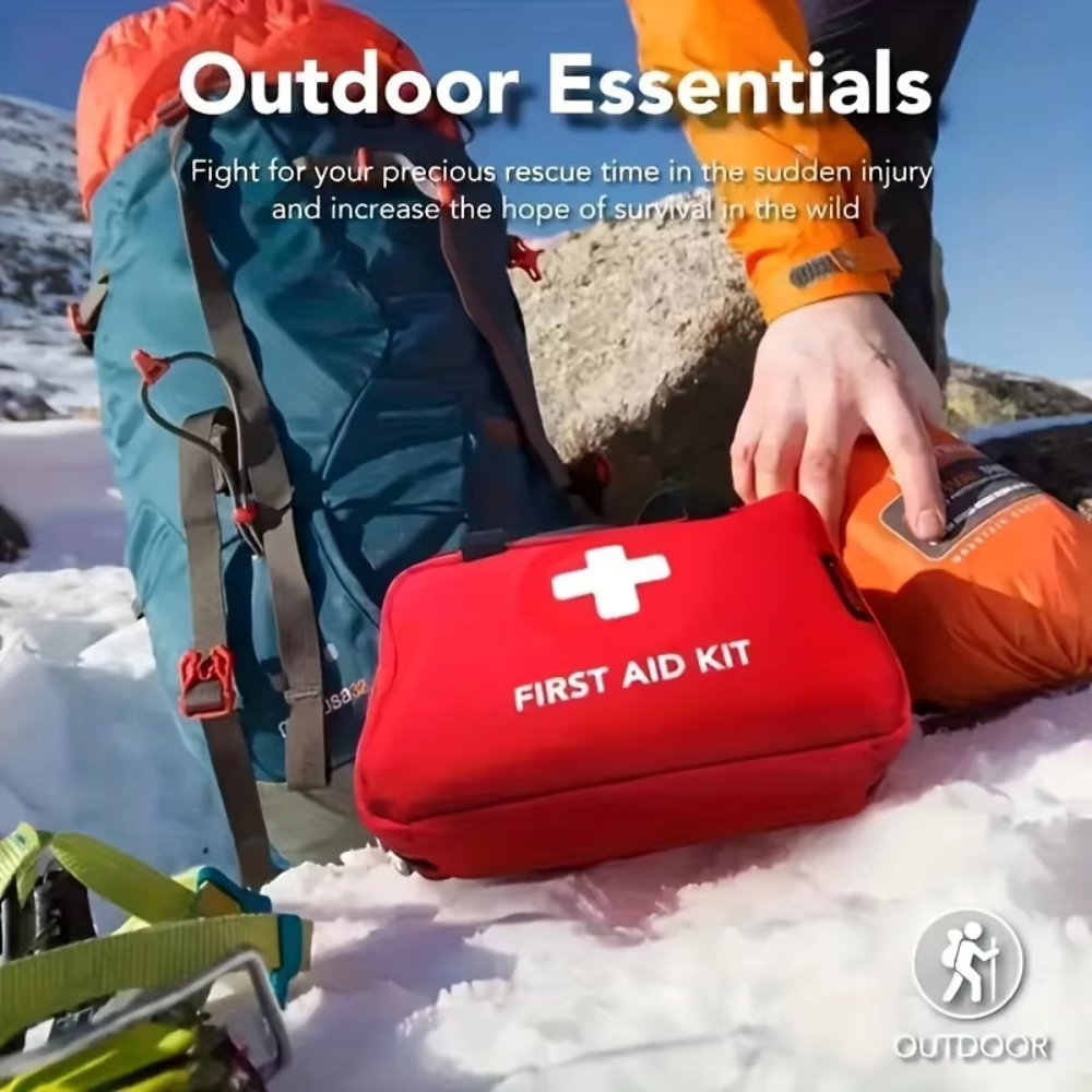 First Aid Kit with 210 Items and Emergency Bag for Home, Travel, Outdoor