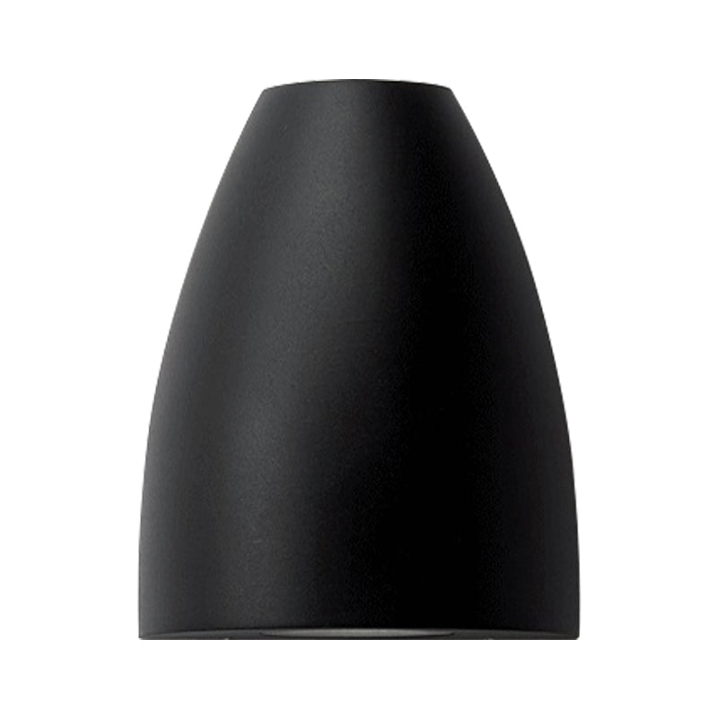 Bullet Shape Wall Mount Light Modern Metal Black/Grey/White LED Up and Down Wall Sconce for Stairway Clearhalo 'Cast Iron' 'Glass' 'Industrial' 'Modern wall lights' 'Modern' 'Tiffany' 'Traditional wall lights' 'Wall Lamps & Sconces' 'Wall Lights' Lighting' 211399