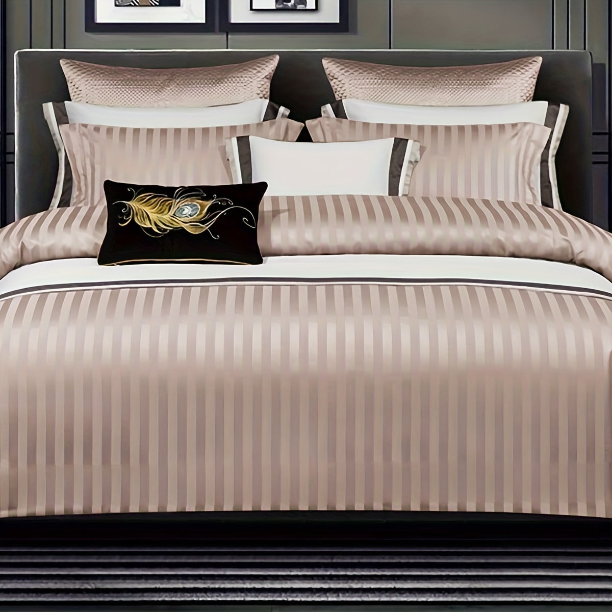 Duvet Cover Set | Satin Embossed | Luxurious Comfort | Polyester