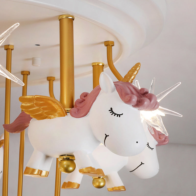 Taavita Kids Semi Flush Mount Ceiling Lighting - Resin LED Fixture