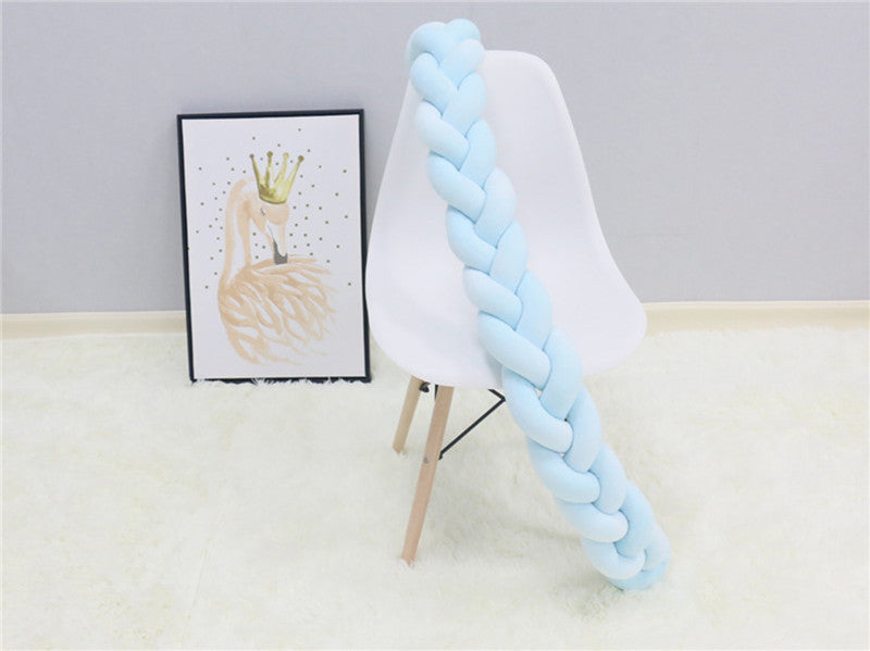 Handcrafted Nursery Rail Protector | Soft Airy Pillow Guard