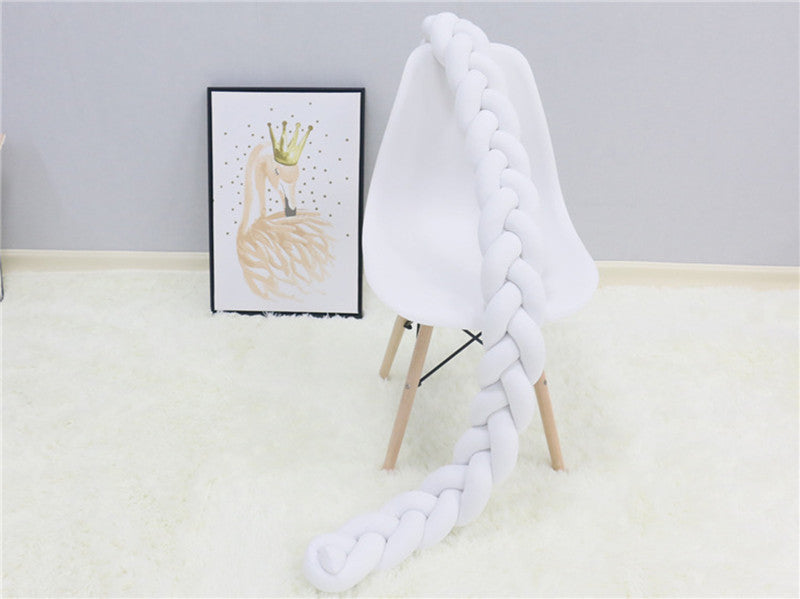 Handcrafted Nursery Rail Protector | Soft Airy Pillow Guard
