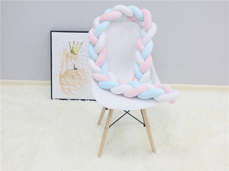 Handcrafted Nursery Rail Protector | Soft Airy Pillow Guard