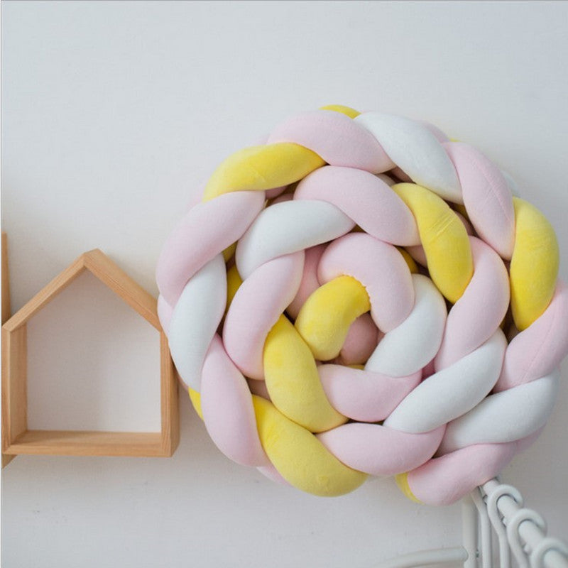 Handcrafted Nursery Rail Protector | Soft Airy Pillow Guard