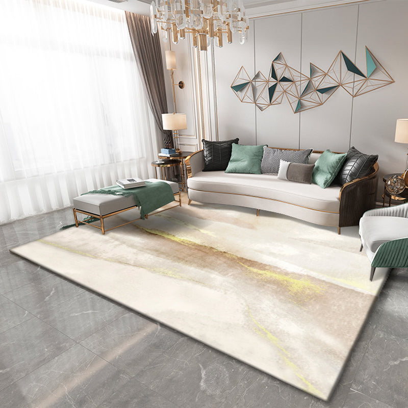 Classic Abstract Rug Multi Color Steampunk Area Carpet Cotton Blend Anti-Slip Backing Easy Care Rug for Living Room Light Gray Clearhalo 'Area Rug' 'Rug' 2215323