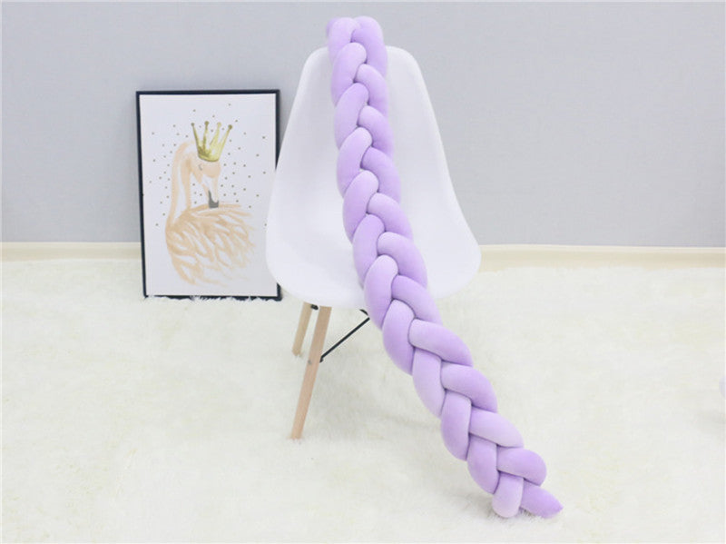 Handcrafted Nursery Rail Protector | Soft Airy Pillow Guard