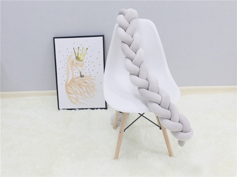 Handcrafted Nursery Rail Protector | Soft Airy Pillow Guard