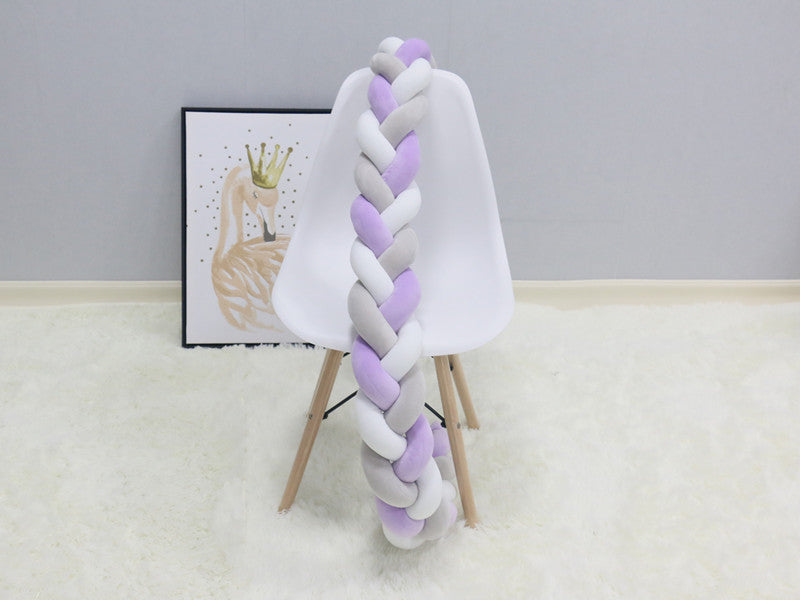 Handcrafted Nursery Rail Protector | Soft Airy Pillow Guard