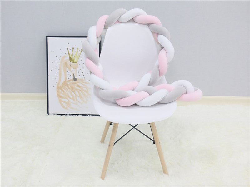 Handcrafted Nursery Rail Protector | Soft Airy Pillow Guard