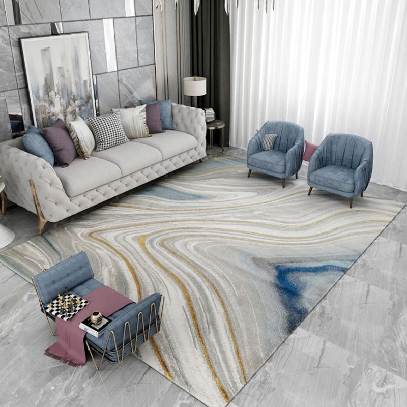 Minimalist Multi-Color Oriental Pattern Living Room Rug Area Carpet Taavita Pet Friendly Easy Care Rug