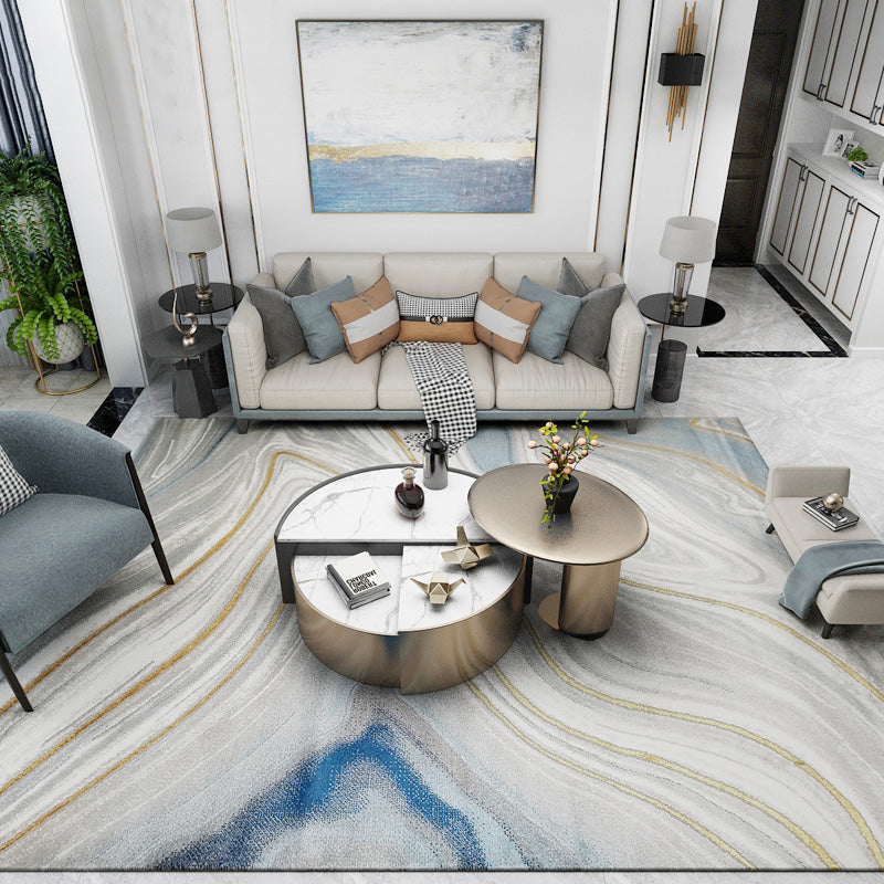 Minimalist Multi-Color Oriental Pattern Living Room Rug Area Carpet Taavita Pet Friendly Easy Care Rug