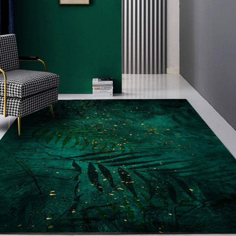 Nordic Geo Printed Rug Multi-Color Synthetics Area Rug Easy Care Machine Washable Indoor Rug for Parlor Blue-Green Clearhalo 'Area Rug' 'Rug' 2296154
