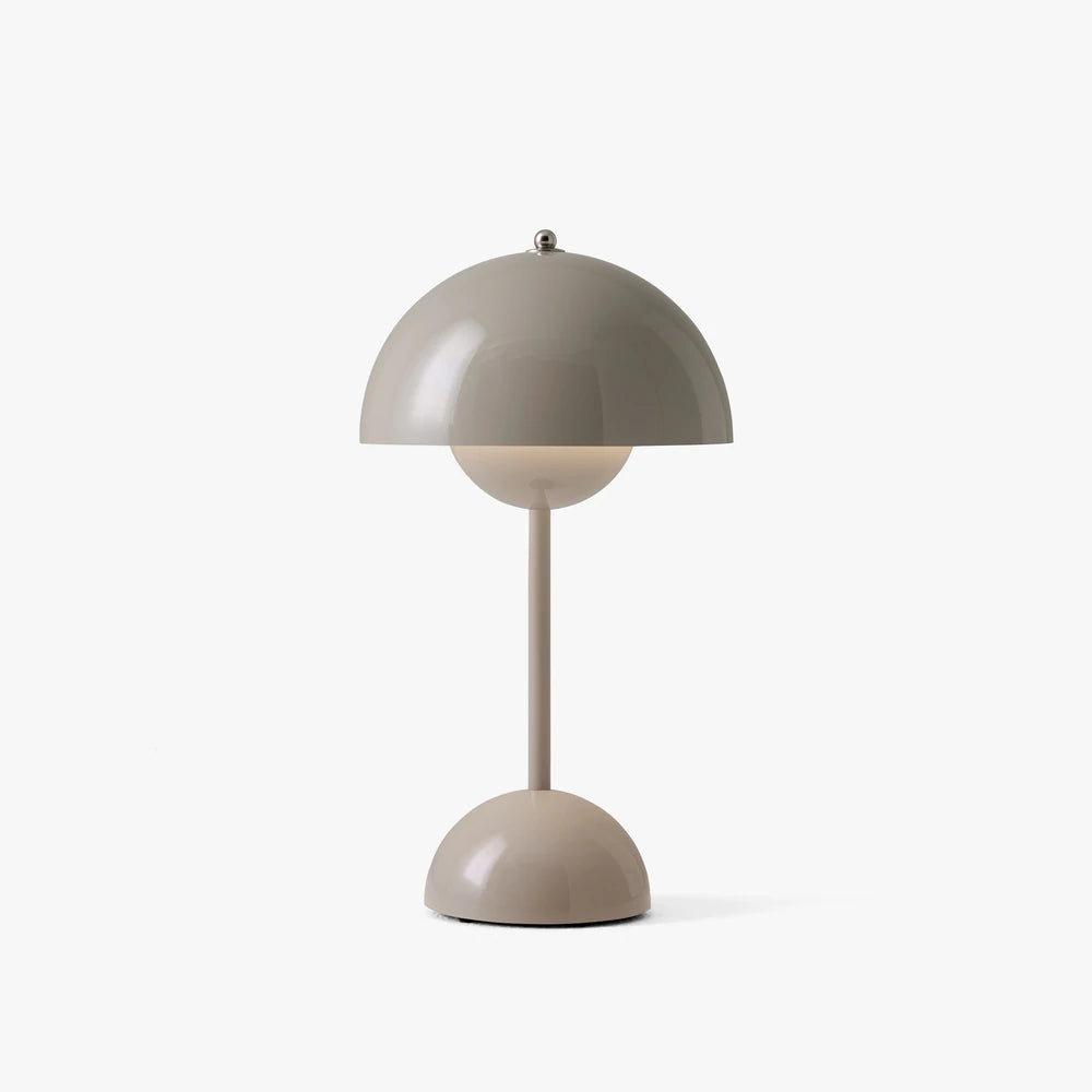 Mushroom-Shaped Battery Operated LED Table Lamp – Dimmable Light