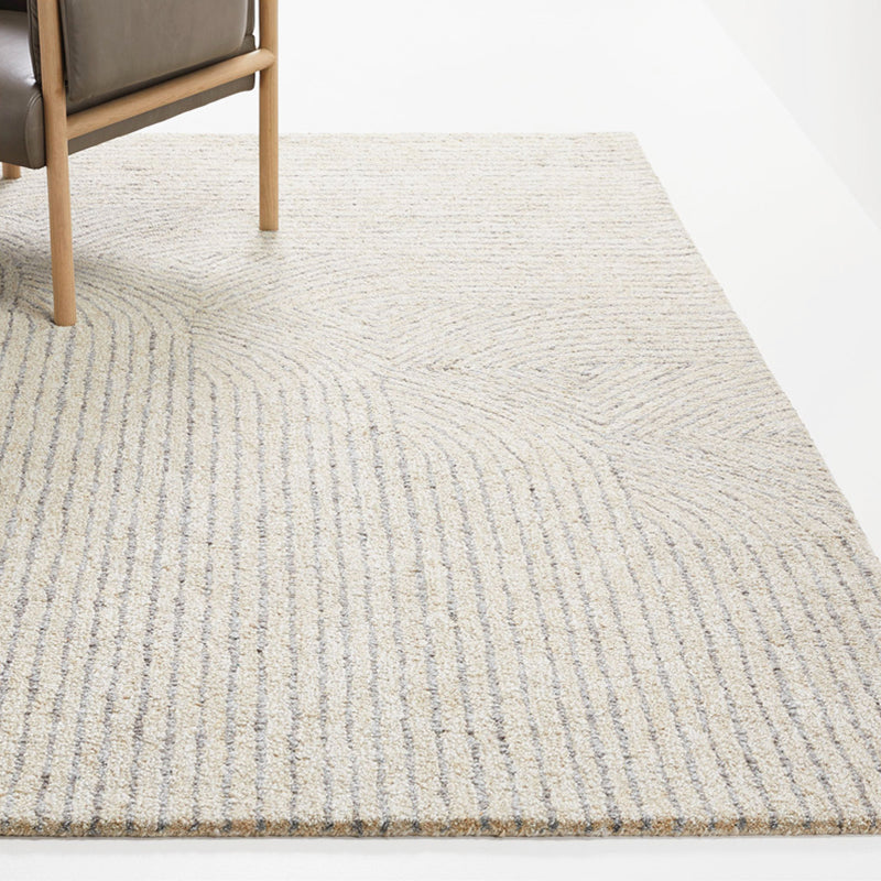 Taavita Multi Color Indoor Rug Novelty Geometric Print Decoration Rug Lamb Wool Anti-Slip Backing Pet Friendly Carpet