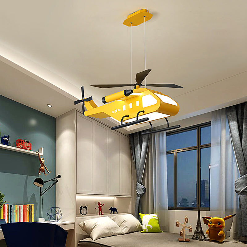 Taavita LED - Suspension Light Children's Style Metal Bedroom Chandelier Lamp with Dimmable Warm White Light and Remote Control