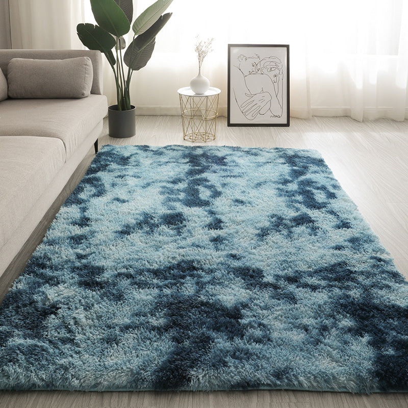 Relaxing Living Room Rug Multicolored Solid Color Indoor Rug Synthetics Anti-Slip Backing Stain-Resistant Area Carpet Clearhalo 'Area Rug' 'Casual' 'Rugs' Rug' 2374323