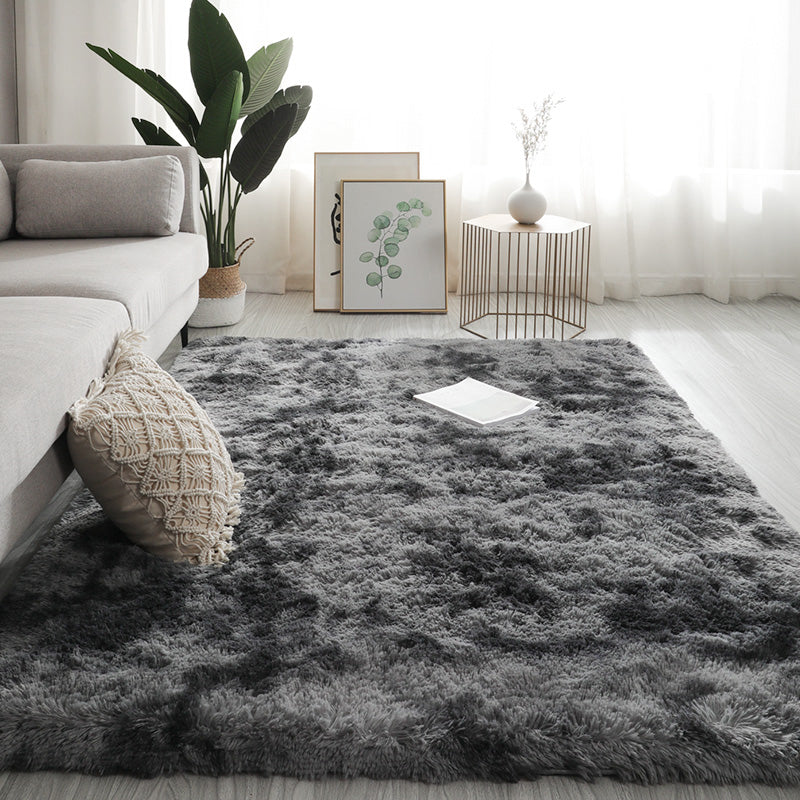 Relaxing Living Room Rug Multicolored Solid Color Indoor Rug Synthetics Anti-Slip Backing Stain-Resistant Area Carpet Clearhalo 'Area Rug' 'Casual' 'Rugs' Rug' 2374329