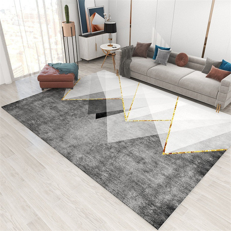 Formal Geometric Print Rug Multi Color Polypropylene Indoor Rug Pet Friendly Machine Washable Carpet for Living Room Orange Clearhalo 'Area Rug' 'Modern' 'Rugs' Rug' 2374696