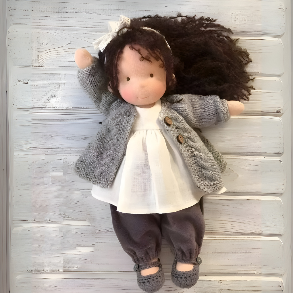 Enchanting Natural Fabric Companion Doll