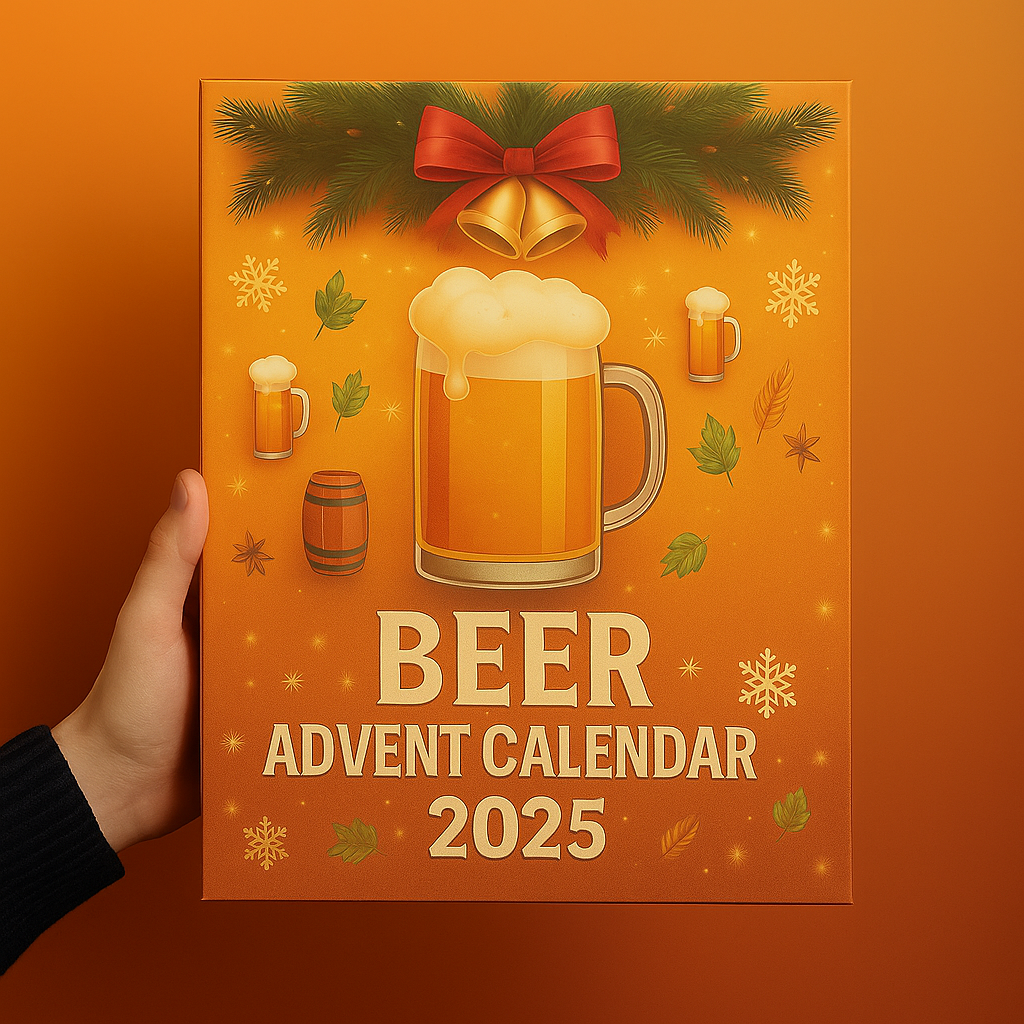 Festive Mini Bottle Ornament Advent Calendar for Holiday Cheer