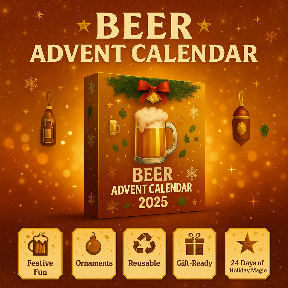 Festive Mini Bottle Ornament Advent Calendar for Holiday Cheer