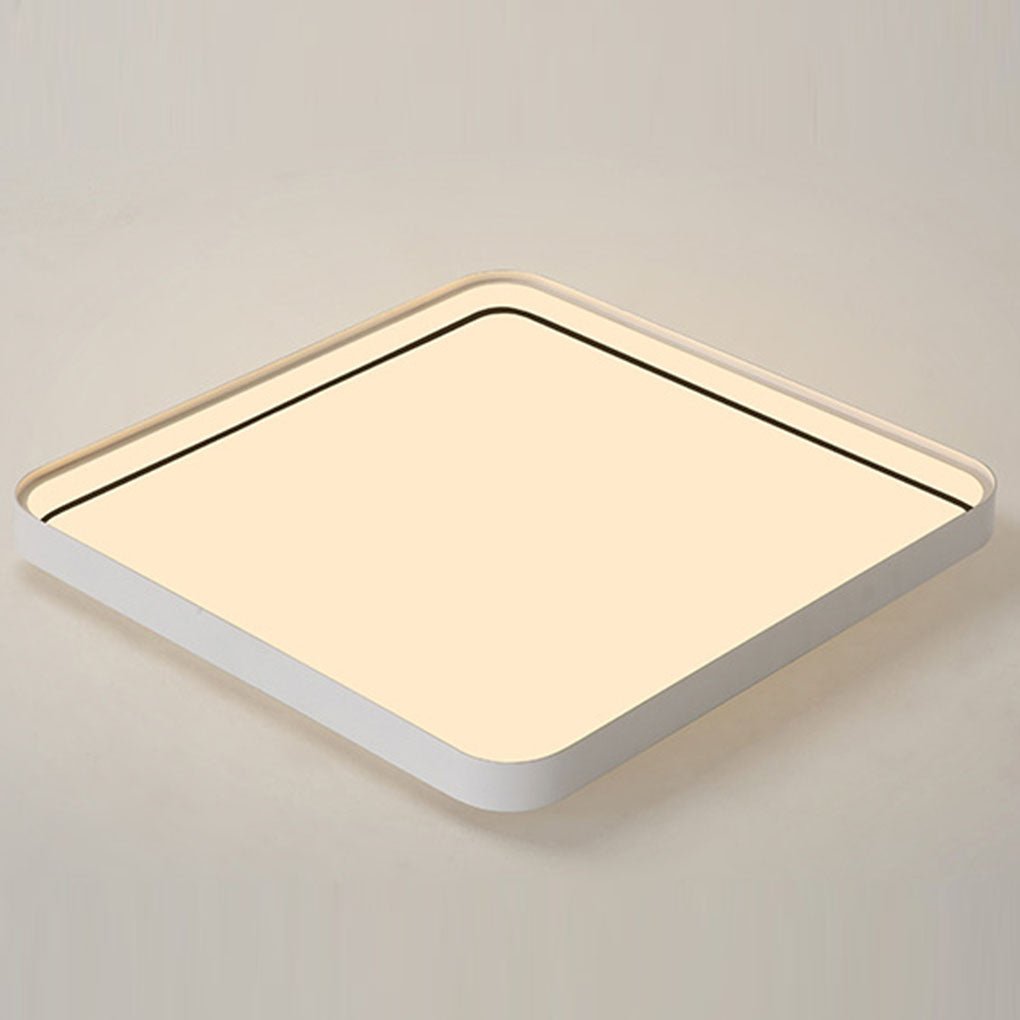 24'' Square LED Dimmable Modern Flush Mount Ceiling Lights with Edge by Taavita