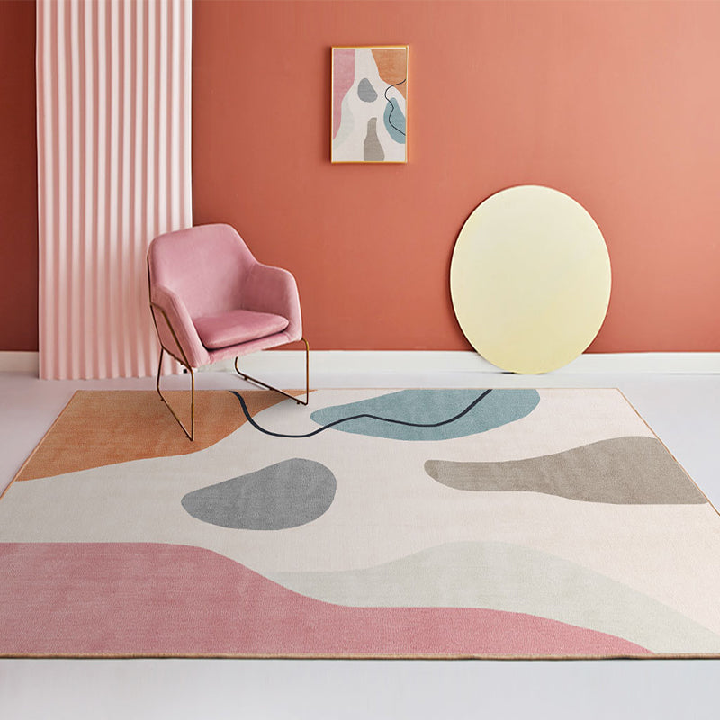 Multi Color Simple Rug Polypropylene Color Block Area Carpet Anti-Slip Backing Stain-Resistant Indoor Rug for Room Green Clearhalo 'Area Rug' 'Rug' 2464063