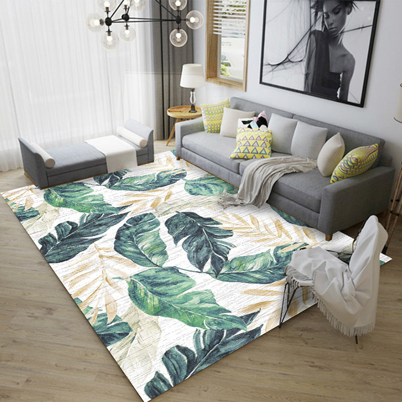 Taavita Multi Color Simple Rug Polypropylene Color Block Area Carpet Anti-Slip Backing Stain-Resistant Indoor Rug for Adults' Room