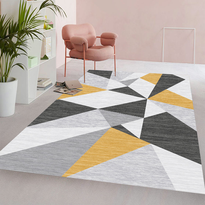 Multi Color Simple Rug Polypropylene Color Block Area Carpet Anti-Slip Backing Stain-Resistant Indoor Rug for Room Clearhalo 'Area Rug' 'Rug' 2464062