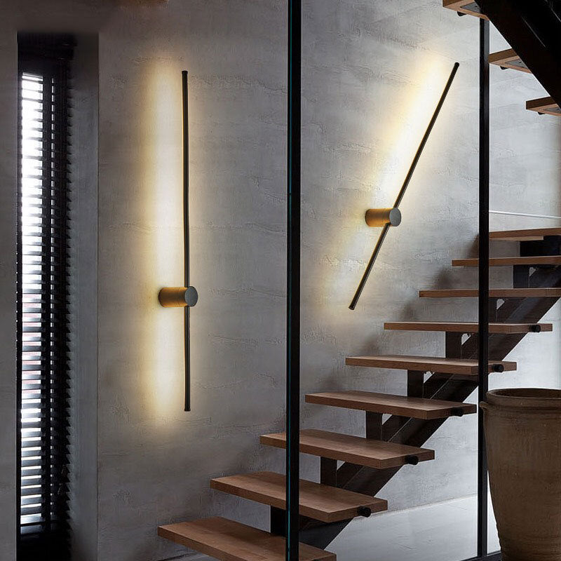 Slim Rod Taavita Lamp Aluminium Minimalistic LED Wall Lamp Lighting Treatment for Interiors