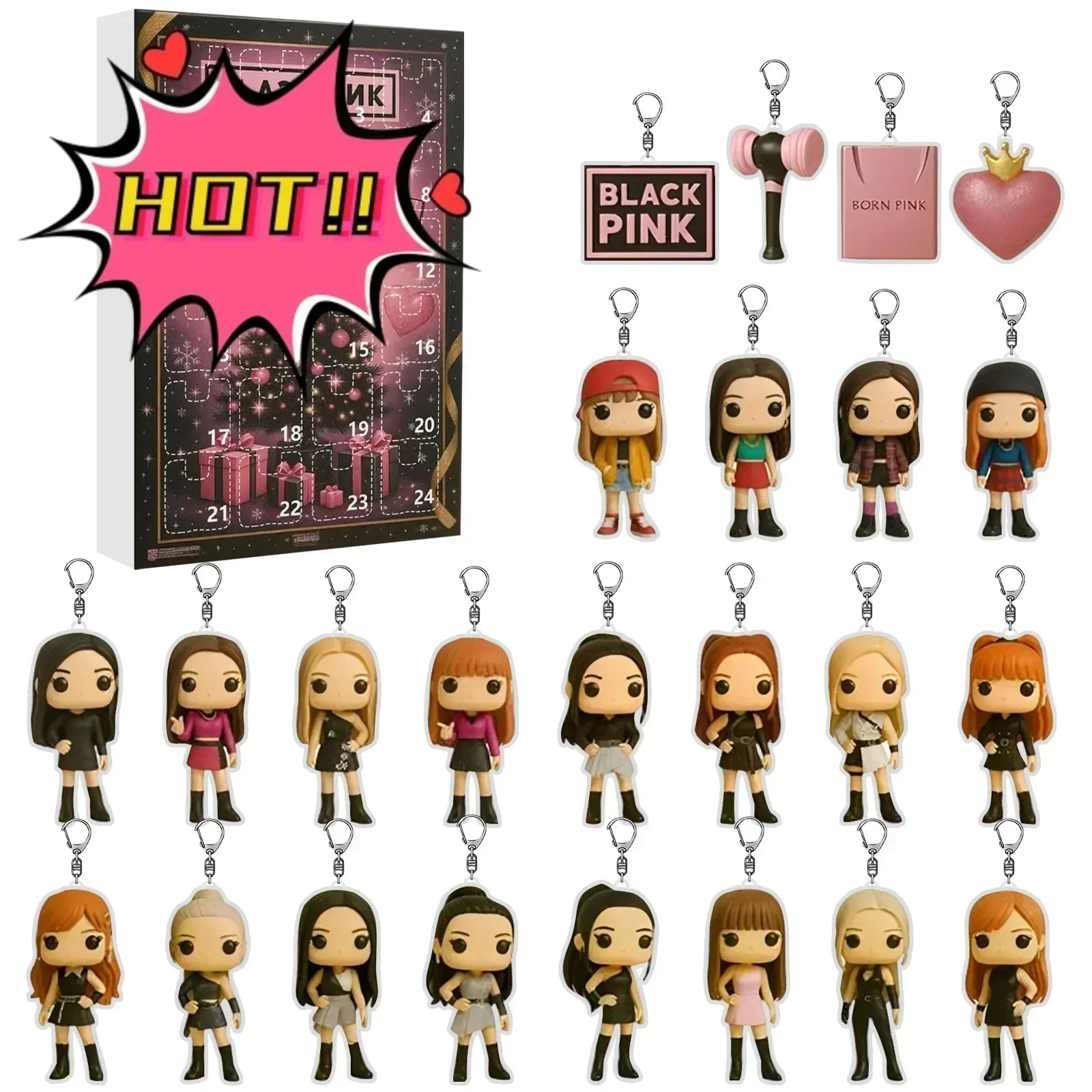 Holiday Countdown Calendar with Exclusive Collectible Dolls