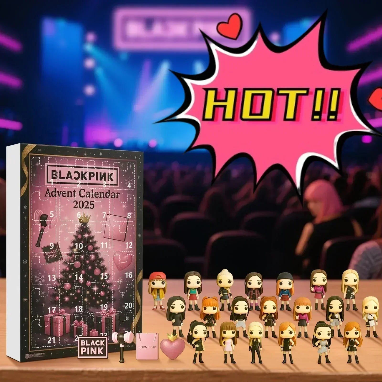 Holiday Countdown Calendar with Exclusive Collectible Dolls