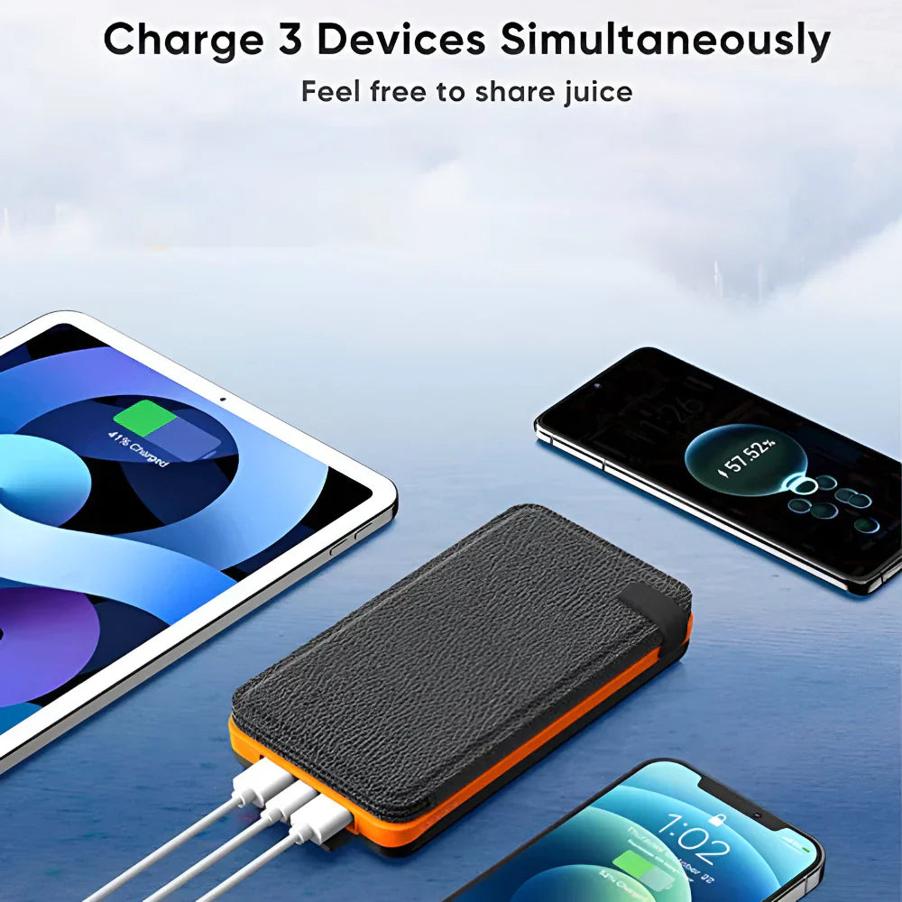 Portable Solar Charging Bank for Outdoor Adventures