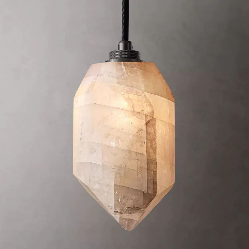 Avenlea Pendant — Alabaster Pendant Light with Warm White Glow