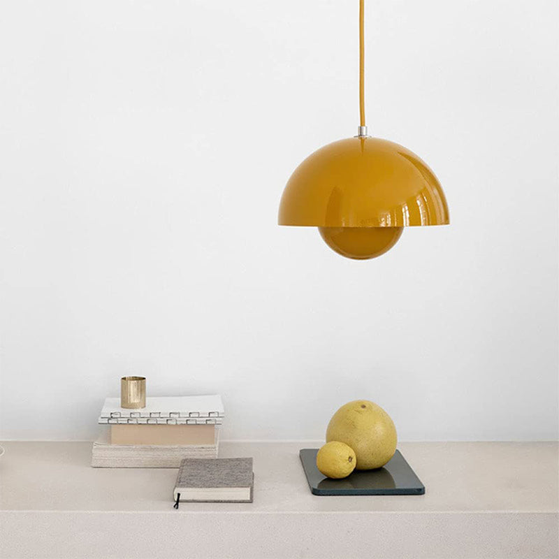 Pendant Light | Flowerpot Double-Sphere Shade | Adjustable Height | Durable Design