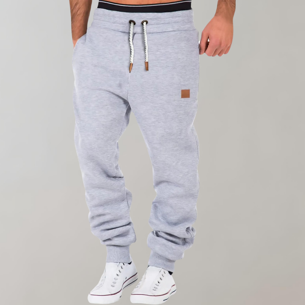 Men's Jogger Sweatpants | Soft Breathable Fabric | Elastic Waistband & Side Pockets | Comfortable Fit