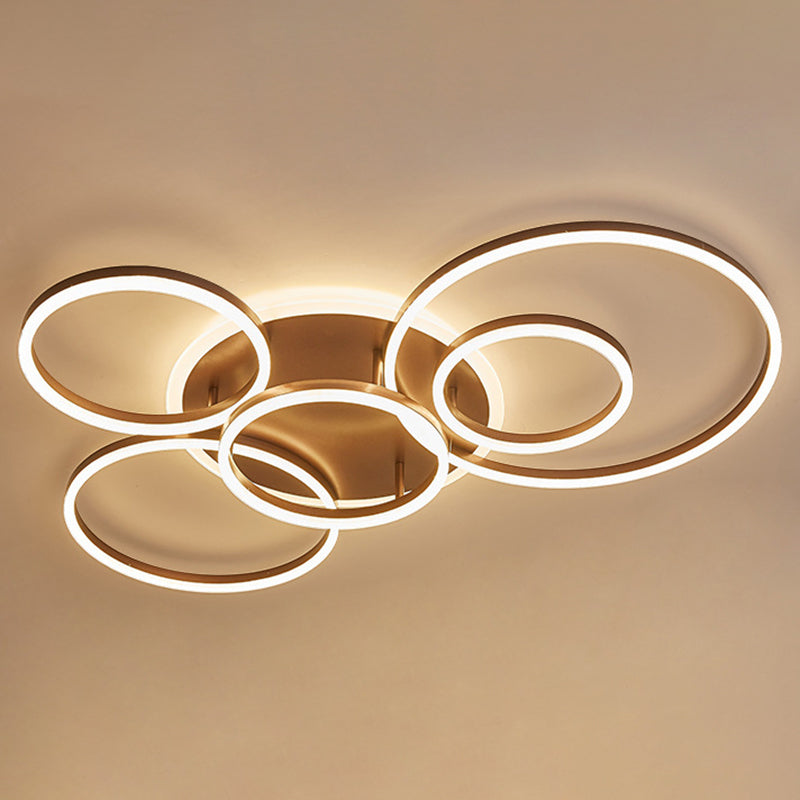Taavita Flush Mount Light Fixtures Ultra-Contemporary Metal Ceiling Lights for Living Room