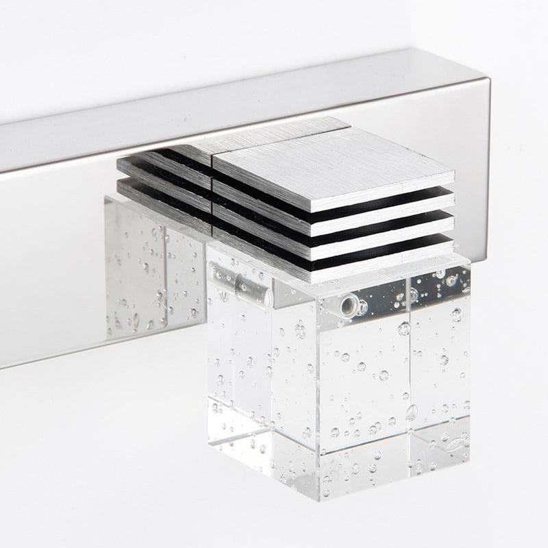 Taavita Vanity Light in Modern Style with Bubble Crystal Shade for Bathroom Wall Lighting