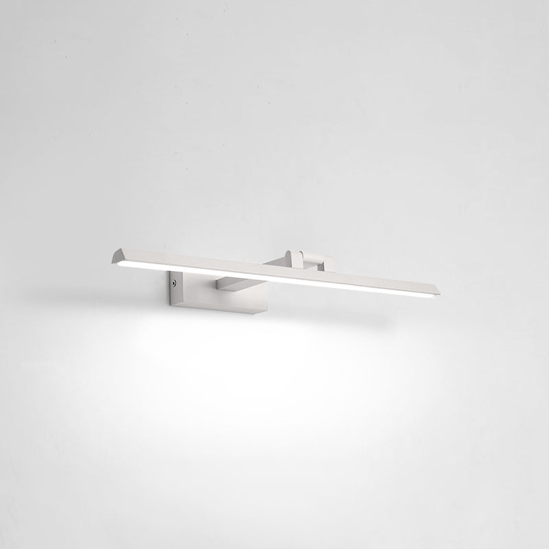 Linear LED Vanity Light Fixtures Modern Minimalist Style Metal Single Vanity Light Clearhalo 'Vanity Lights' 'Wall Lights' Lighting' 2627126