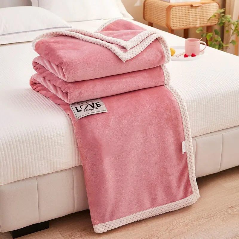 Flannel Fleece Blanket | Lightweight Warm | Ultra Soft Comfort | Fabric