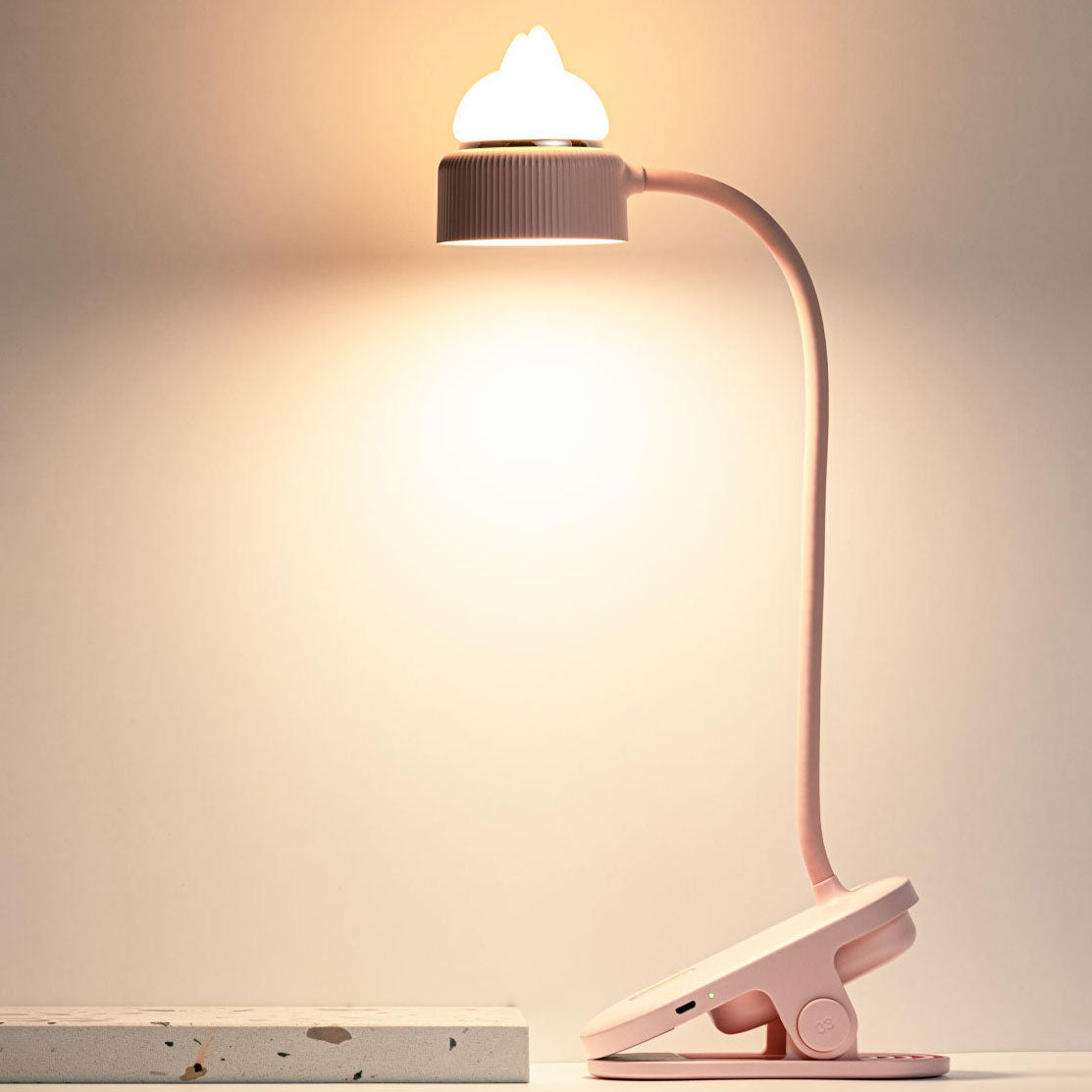 PurrfectGlow Clip-On LED Lamp for Cozy Workspaces