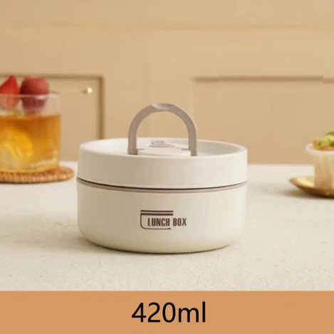 Nivaro — Insulated Stainless Steel Lunchbox with Leak-Proof Bag