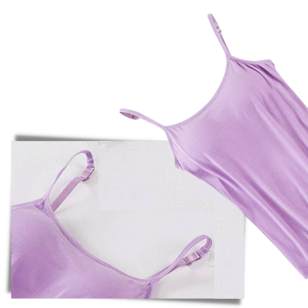 Comfortable Layering Top with Integrated Support