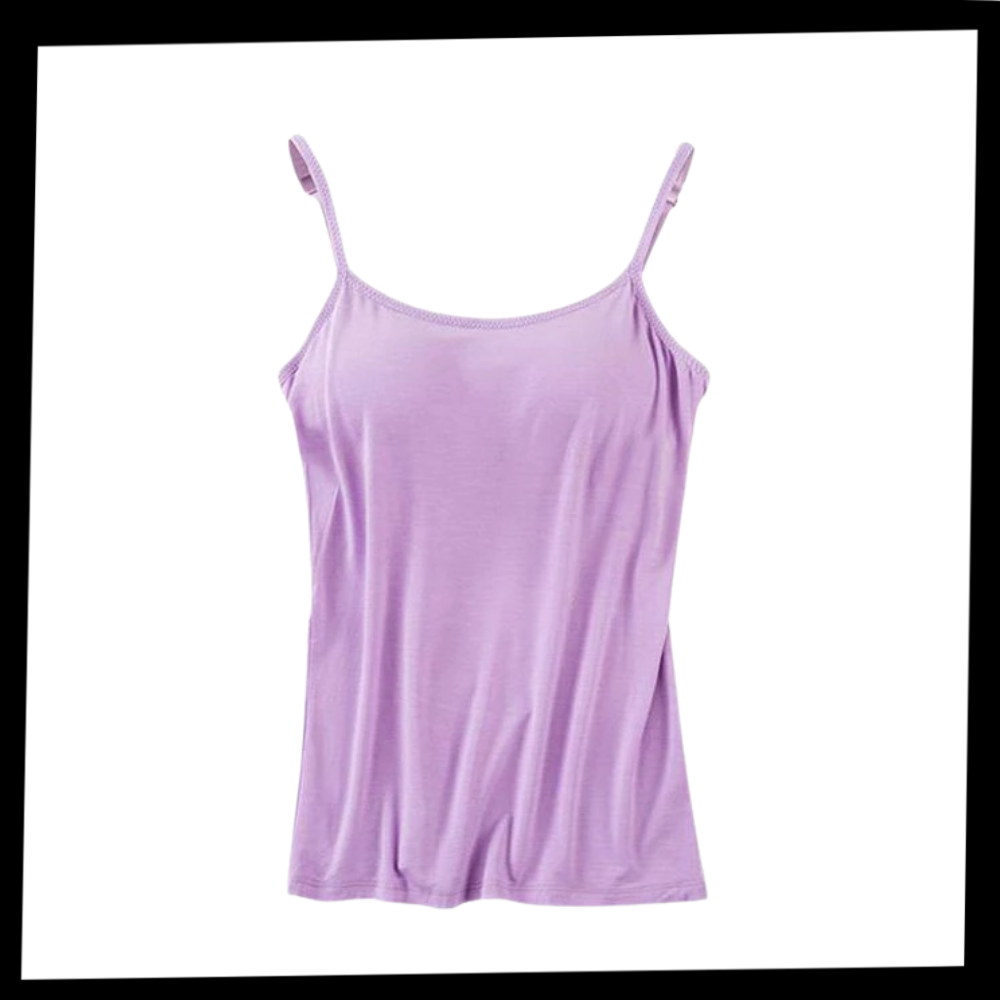 Comfortable Layering Top with Integrated Support