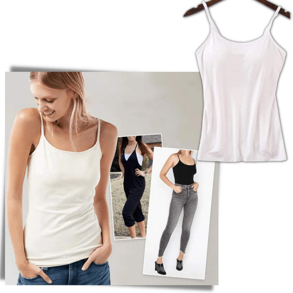Comfortable Layering Top with Integrated Support