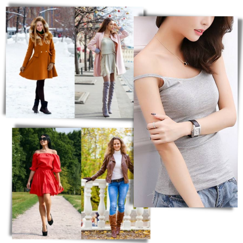 Comfortable Layering Top with Integrated Support