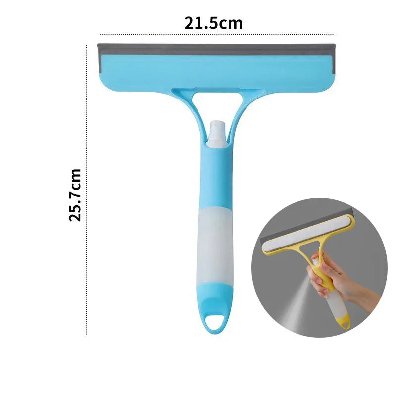 Multi-Function Window Cleaner with Spray – Streak-Free Finish