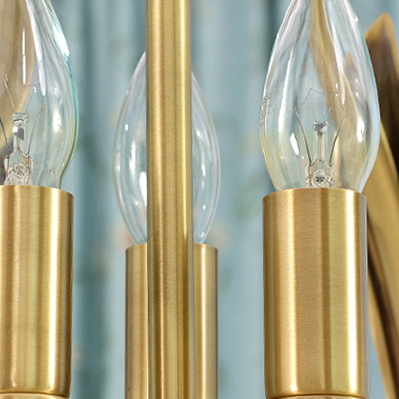 3 Bulb Candle Hanging Metal Chandelier Ceiling Suspension Lamp for Restaurant